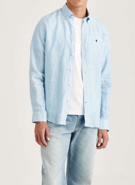 MORRIS DOUGLAS LINEN SHIRT-CLASSIC FIT